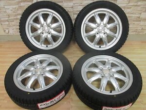 即納 新品スタッドレス スズキ アルト 純正 ENKEI製 4H100 4.5J+45 2024年製 165/55R15 TOYO OBSERVE GIZ2 ワゴンR ラパン ワークス 流用