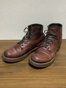 [REDWING] 9011 ベックマン カスタム チェリーブラウン レザーワークブーツ US9.5 USA製 スチールトゥ レッドウイング