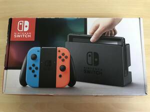 070(19-10) １円スタート Nintendo Switch ニンテンドースイッチ 本体 旧型 ネオンブルー レッド 動作確認/初期化済み