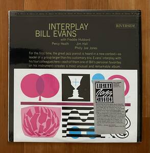 LP US シュリンク ステッカー BILL EVANS QUINTET / INTERPLAY 厚紙ジャケ OJC-308