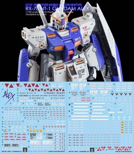 MG 1/100 ガンダムNT-1 Ver.2.0専用水転写式デカール 2枚組　並行輸入品