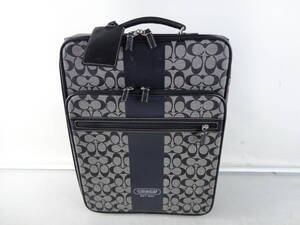 ● BV34 ★ coach キャリーバッグ　コーチスーツケース ★ F77221