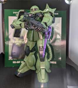 PG・パーフェクトグレード・1/60・ＭＳ-06Ｆ　ＺＡＫＵⅡ・量産型ザク・機動戦士ガンダム・ガンプラ・ザクⅡ・完成品・未塗装