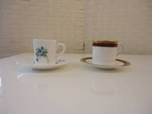 ●○COALPORT コールポート デミタスカップ＆ソーサー 2客○●