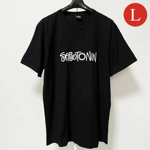 【サイズ：L】STUSSY SEROTONIN TEE ステューシー セロトニン Tシャツ BLACK 黒 スケボー サーフィン ストリート