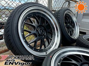 アルファード 30系 ヴェルファイア 19インチ タイヤホイール 4本セット 1台分 ヨコハマ AVID ENVigor 245/40R19 ノーマル車高 BD00