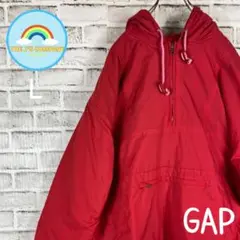 USA古着 90s GAP アノラックハーフジップパーカー　Lサイズ