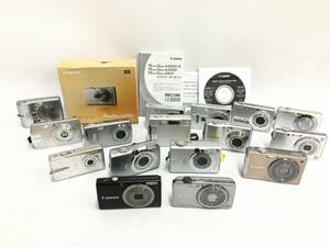 ☆ コンパクトデジタルカメラ まとめ 6 ☆ Canon Power Shot A2300 + SONY Cyber-shot DSC-WX7 他 14台 キャノン ソニー ニコン カシオ