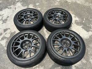 BBS 鍛造ホイール　4本　18×9j+45/2本　8j+40/2本　5H/114.3 RX-8,Z33,アリスト等に　送料着払いのみ