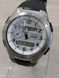 【w849】【稼働品】 CASIO カシオ WAVECEPTOR ウェーブセプター 腕時計 WVA-M650 電波ソーラー タフソーラー