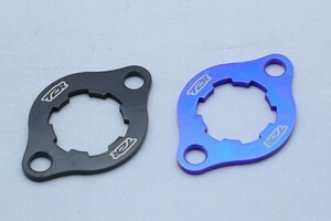 NSR250R　フィキシングプレート　 [ 選べる色！ブルー / ブラック ] 　T2Racing　１円売切！　チタン製