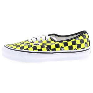 VANS ヴァンズ ×DOVER STREET MARKET ドーバーストリートマーケット オーセンティック ローカットスニーカー ブラック/イエロー US8/26cm