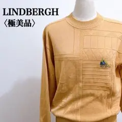 【極美品】LINDBERGH オレンジ クルーネック セーター メンズ M