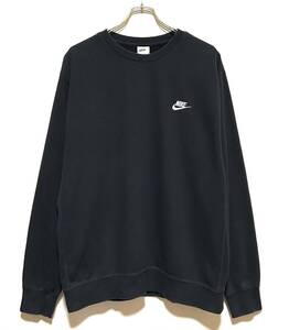 NIKE クラブ フレンチテリー クルーネック（XXL）2XL 黒 ナイキ NSW ビッグ サイズ スウェット トレーナー