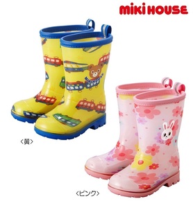 即決です【ミキハウス】新品未使用mikihouse 16cm うさこレインブーツ(長靴)シューズ 靴 キッズ 子供 雨具 女の子 通園 通学 カラー:ピンク