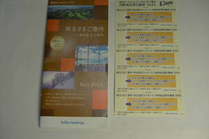 ★即決　西武ホールディングス株主優待冊子 (1000株)＋ 内野指定席引き換え券5枚で、１組　　２組あります。
