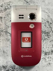 《美品モック》vodafone V401SH ローズレッド by SHARP《希少》送料無料!!