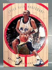 激レア Hardcourt 98 Upper Deck Anfernee Hardaway ペニー・ハーダウェイ NBA Magic ユニフォーム Panini バスケ カード