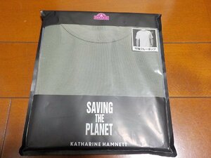 新品　メンズ　半袖クルーネック　カーキ　XS　クリックポスト発送可　切手可　KATHARINE HAMNETT