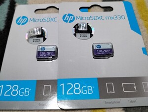 hp Micro SDXC mx330 128GB 2枚セット