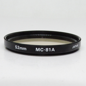 ACB6371　色温度補正 11068　フィルター　52mm MC-81A