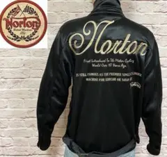 【☆漂う高級感☆】極美品 NORTON ダブル ライダースジャケットXL 激レア