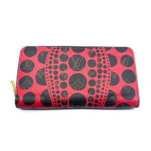 Louis Vuitton × Yayoi Kusama Zippy Wallet 草間彌生 ジッピーウォレット パンプキンドット ルージュ