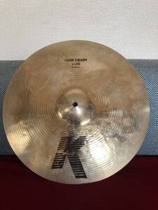 【最初期のIAK】K Zildjian Dark Crash Thin 16インチ 1020g 1986～1987年製