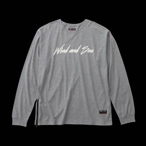 新品 WILDSIDE YOHJI YAMAMOTO WIND AND SEA ヨウジヤマモト ウィンダンシー WS-22WSLT-01 ロングスリーブ Tシャツ GRAY サイズ2