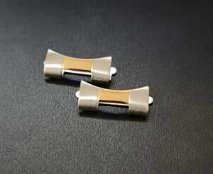 FF455B 腕時計 修理交換用 社外部品 弓カン フラッシュフィット コンビ 20mm オイスターブレスレット用 ロレックス ROLEX 互換パーツ