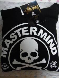 mastermind JAPAN x STUSSY CIRCLE SKULL PULLOVER HOODIE S