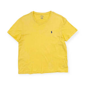 POLO RALPH LAUREN ポロ ラルフローレン 半袖Tシャツ M(175/96A)/クリームイエロー