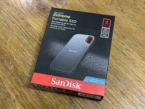 SanDisk 外付SSD 2TB エクストリーム ポータブル SDSSDE60-2T00