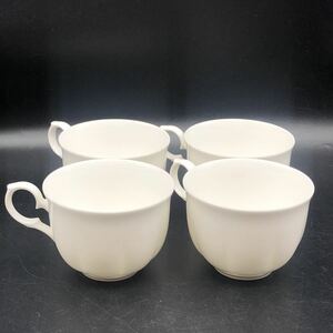 ノリタケ マグカップ 4個セット　 BONE CHINA 日本製　ティーカップ コーヒーカップ 食器 白陶磁器　茶器　O21-6