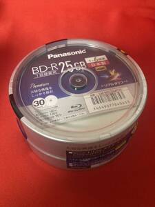 新品 Panasonic パナソニック 1回録画用 ブルーレイ ディスク BD-R 25GB 1～6倍速 30枚パック LM-BRS25MP30 トリプルタフコート