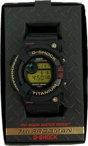 未使用品 希少 CASIO G-SHOCK 7th FROGMAN カシオ Gショック フロッグマン 7周年記念モデル DW-8201NT-1JR 黒金 稼働品 電池交換済 箱説有