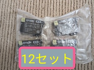 ★新品★　エプソン　MED-4CL　１２セット　インクカートリッジ　メダマヤキ　EPSON　対応機種 : EW-056A , EW-456A（EW-052Aの後継機用）