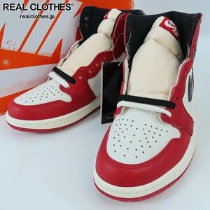 【未使用】NIKE/ナイキ AIR JORDAN 1 HIGH OG LOST＆FOUND CHICAGO/ロスト＆ファウンド シカゴ DZ5485-612/26.5 /080