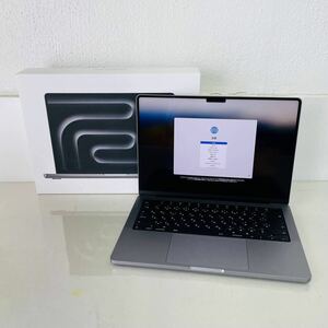 美品　MacBook Pro 14-inch　 M3 　 2023 8C CPU/10C GPU 16GB 　512GB 　バッテリー最大容量100％ i18747 80サイズ発送 　限定保証あり