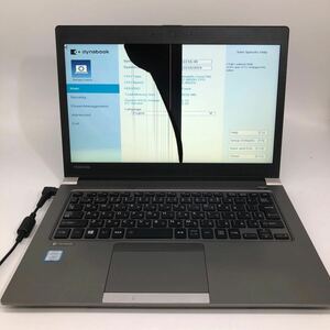 ジャンク品　DynaBook R63/DN i7 8650U 8GB SSDなし　ノートパソコン　13インチ　画面割　BIOSOK 【関西出荷】12