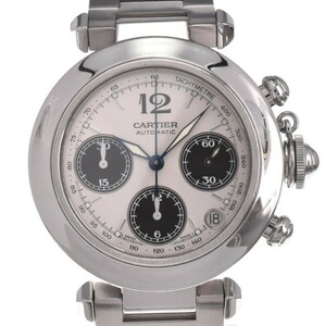 △ カルティエ CARTIER W31048M7 パシャC クロノグラフ 自動巻き ユニセックス 良品 H#122913