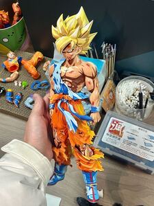 ドラゴンボール フィギュア SMSP 孫悟空 スーパーサイヤ人 二次元彩色 2D DRAGON BALL SON GOKU リペイント