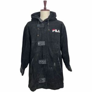 90s Vintage FILA フィラ　メンズ　コーデュロイ切り替え　スエード　コート　アウター　上着　M表記