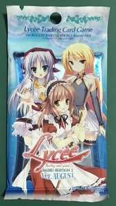 ☆Lycee リセ TCG ver.AUGUST ベースドエディション1 ブースターパック トレカ 未開封 8パック