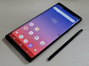 　★【47261WM】 ジャンク docomo SC-01L SAMSUNG Galaxy Note9 ミッドナイトブラック 1円 ! 1スタ !