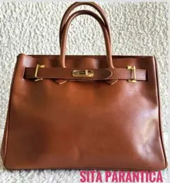 【美品】sita parantica レザートートバッグ　ハンドバッグ