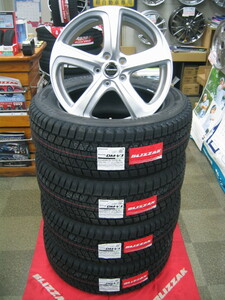 ブリヂストン 国産 スタッドレスタイヤ ブリザック DMV3 DM-V3 235/60R18 235/60-18 ＆ ホイール 新品 4本 税込み 送料無料 エクストレイル