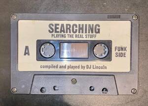 【No.647】 MIXTAPE DJ Lincoln/SEACHING PLAYING THE REAL STUFF Soul Funk ミックステープ ソウル ファンク 中古品