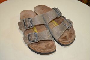 ビルケンシュトック　BIRKENSTOCK　レザー サンダル シューズ 靴　37（24cm）ボストン D4355