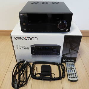 ★【稼働品】 ケンウッド KENWOOD R-K-731-B ブラック CD Receiver レシーバー コンポ ★